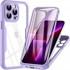 HENSINPLE Maska za Apple iPhone 13 Pro 6.1" 360° s folijom i prozirnom stražnjom stranom
